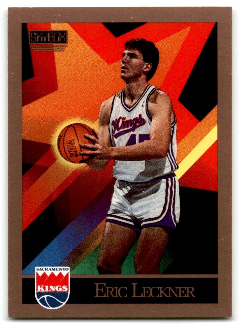 1990-91 SkyBox Eric Leckner Sacramento Kings #410