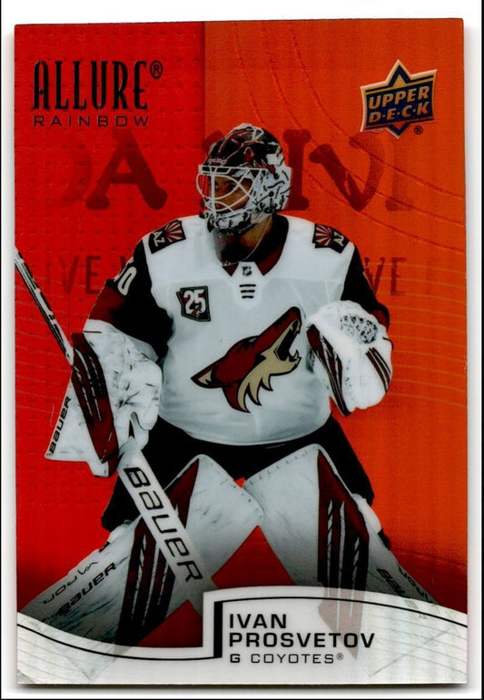 2021-22 Upper Deck Allure Rainbow Double Ivan Prosvetov Arizona Coyotes #R-31