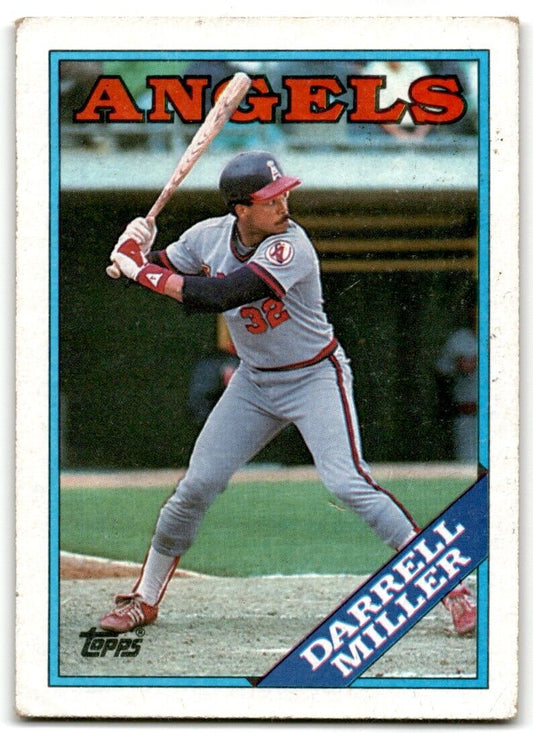 1988 Topps Darrell Miller California Angels #679