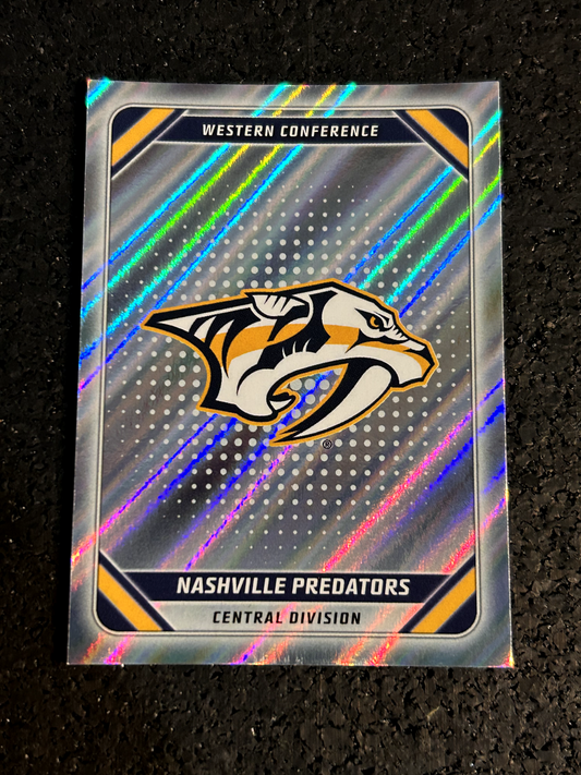 2019-20 Topps NHL Stickers #273 Nashville Predators FOIL