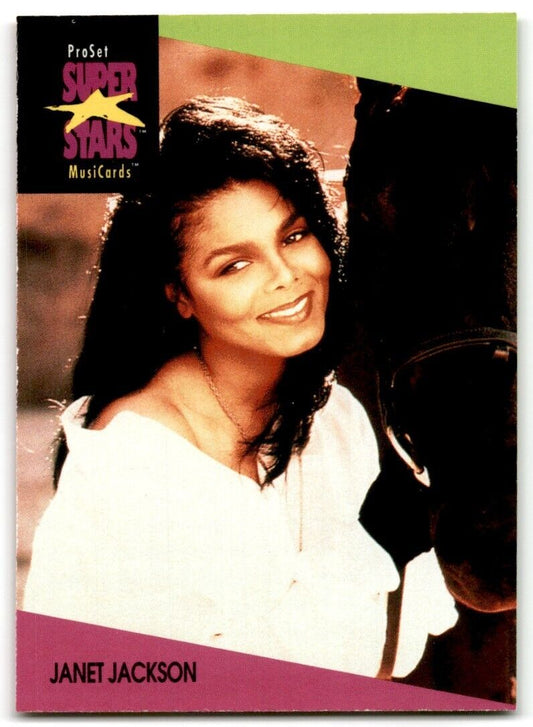 1991-92 ProSet Super Stars MusiCard Janet Jackson #59