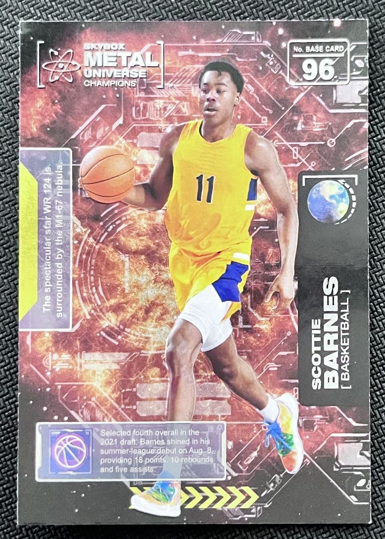 2021-22 Skybox Metal Universe Champion Scottie Barnes #96