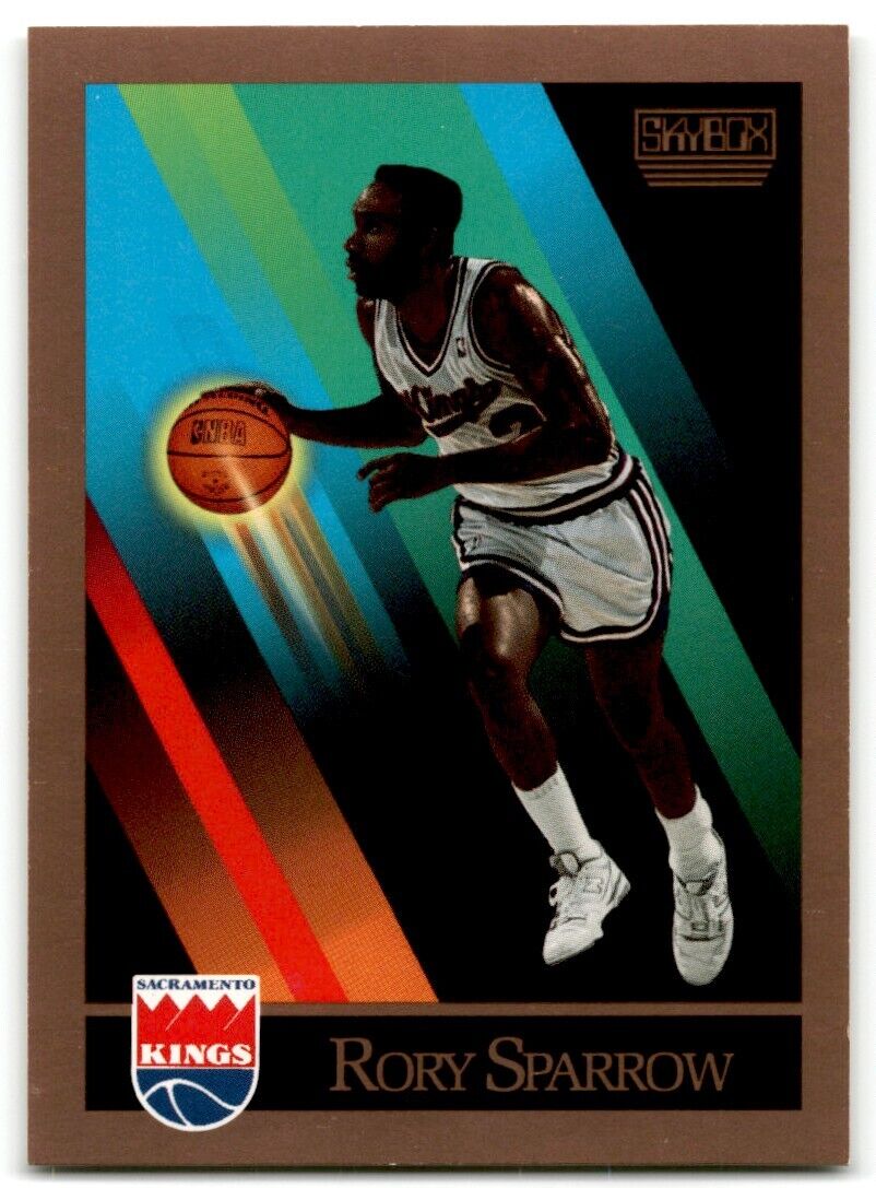 1990-91 SkyBox Rory Sparrow Sacramento Kings #411