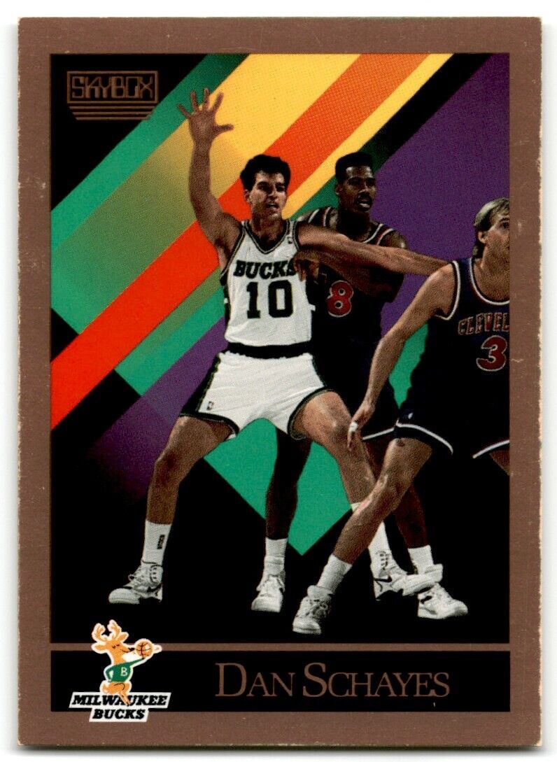 1990-91 SkyBox Danny Schayes Milwaukee Bucks #395