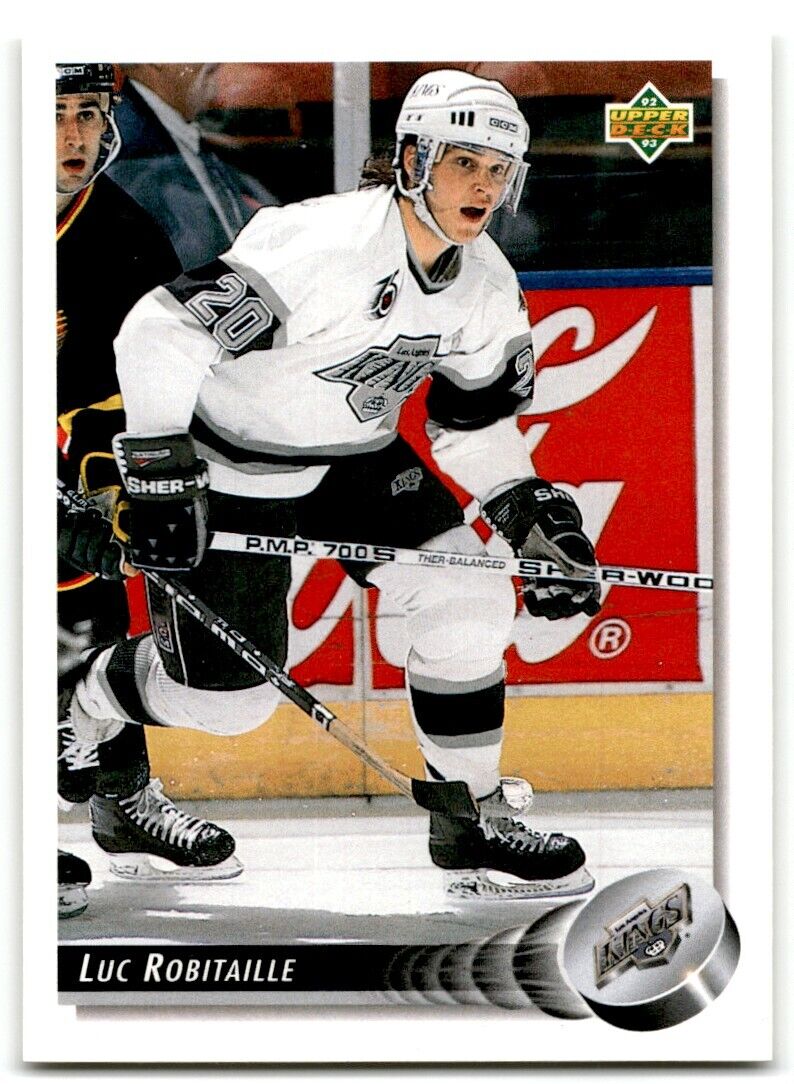 1992-93 Upper Deck Luc Robitaille Los Angeles Kings #216