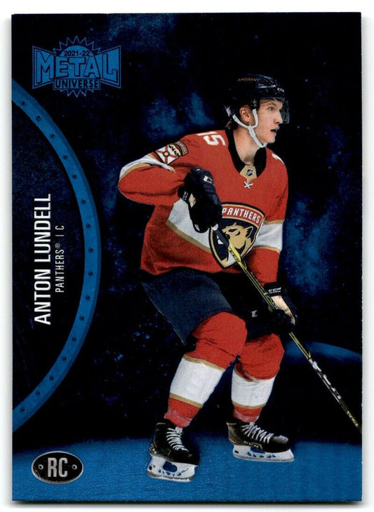 2021-22 Skybox Metal Universe Anton Lundell Rookie Florida Panthers #187