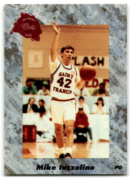 1991-92 Classic Mike Iuzzolino Rookie Saint Francis Red Flash #173