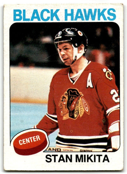 1975-76 Topps Stan Mikita Chicago Blackhawks #30