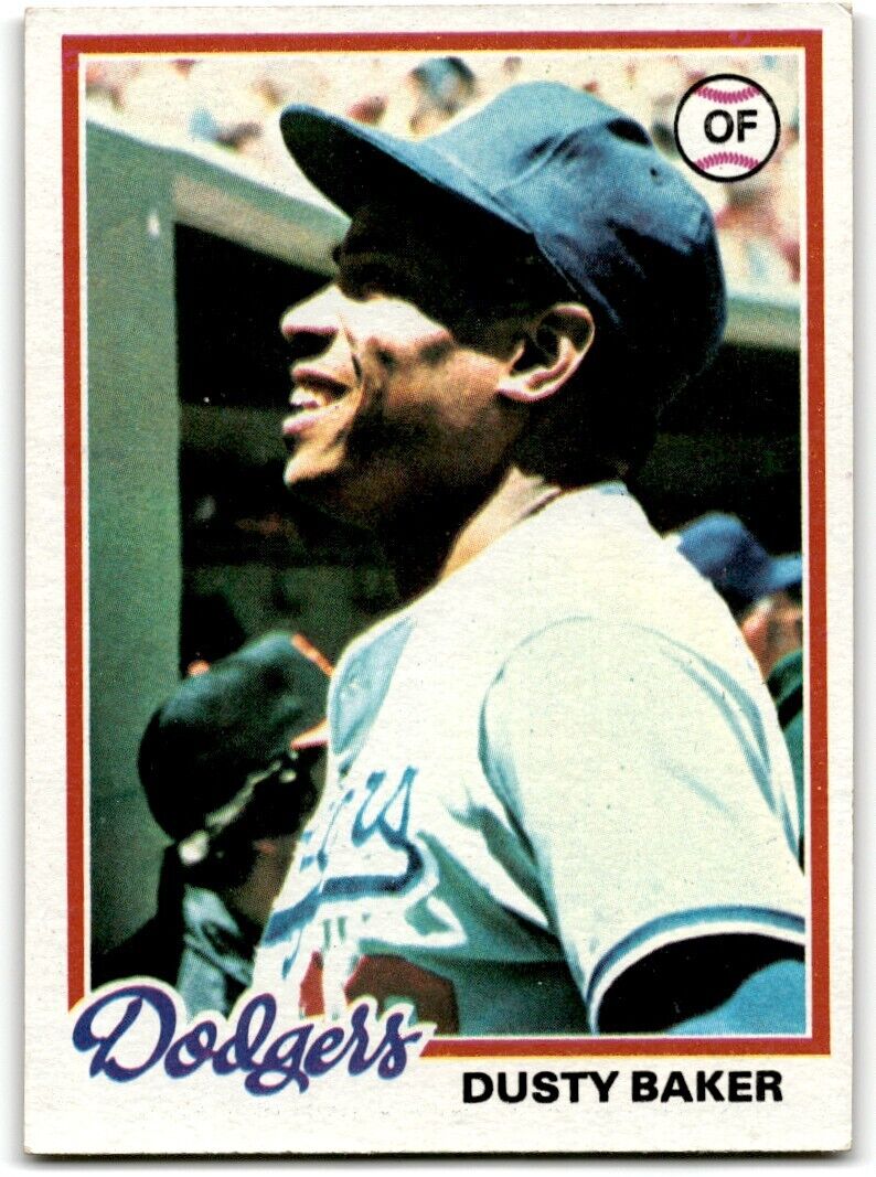 1978 Topps Dusty Baker Los Angeles Dodgers #668