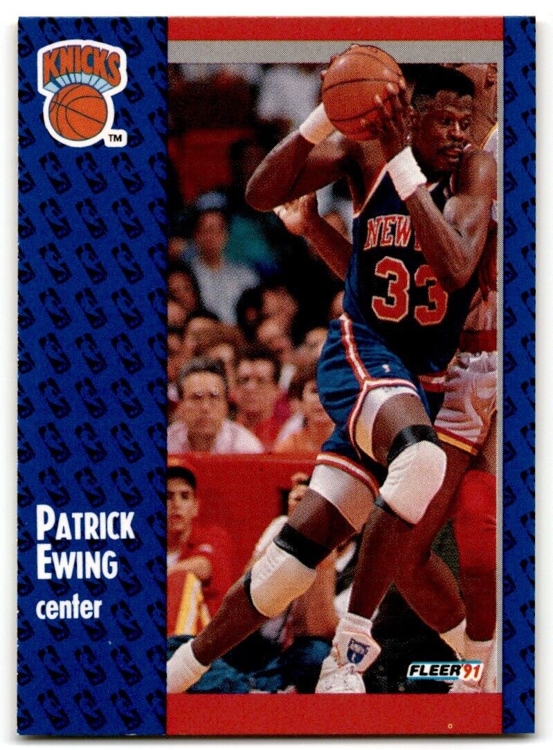 1991-92 Fleer Patrick Ewing New York Knicks #136