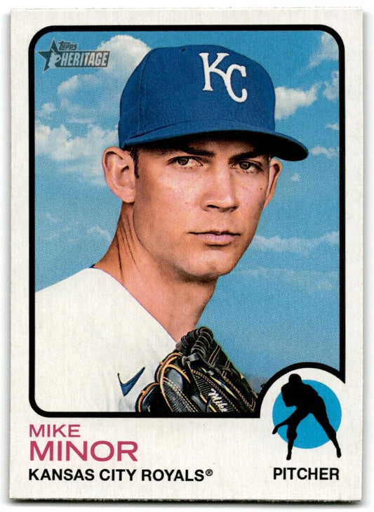 2022 Topps Heritage Mike Minor Kansas City Royals #102