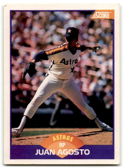 1989 Score Juan Agosto Houston Astros #283