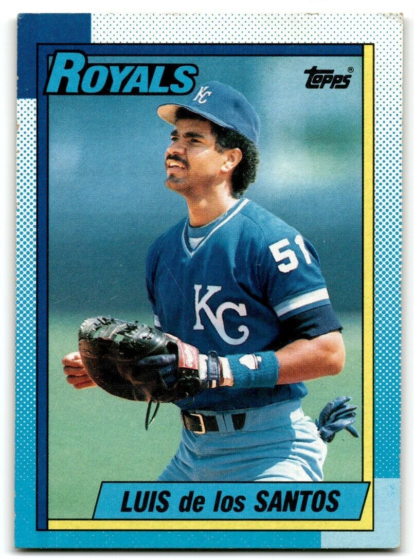 1990 Topps Luis De Los Santos Kansas City Royals #452