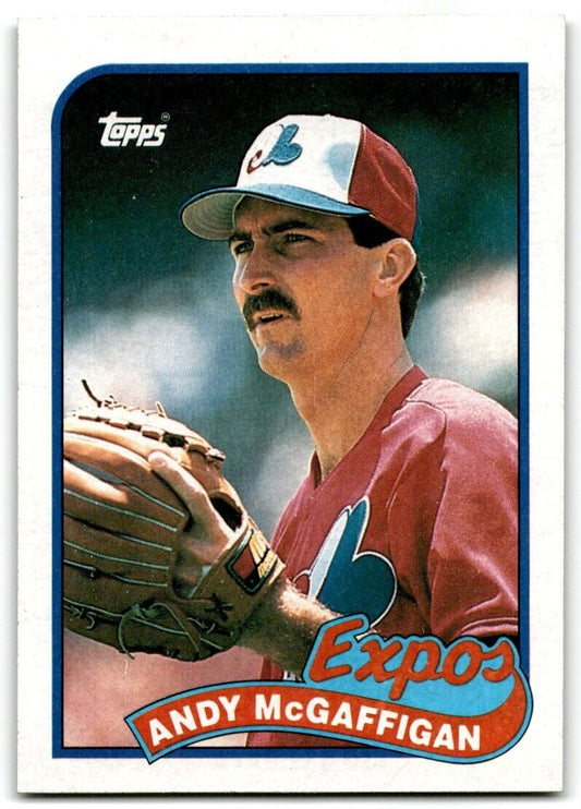 1989 Topps Andy McGaffigan Montreal Expos #278