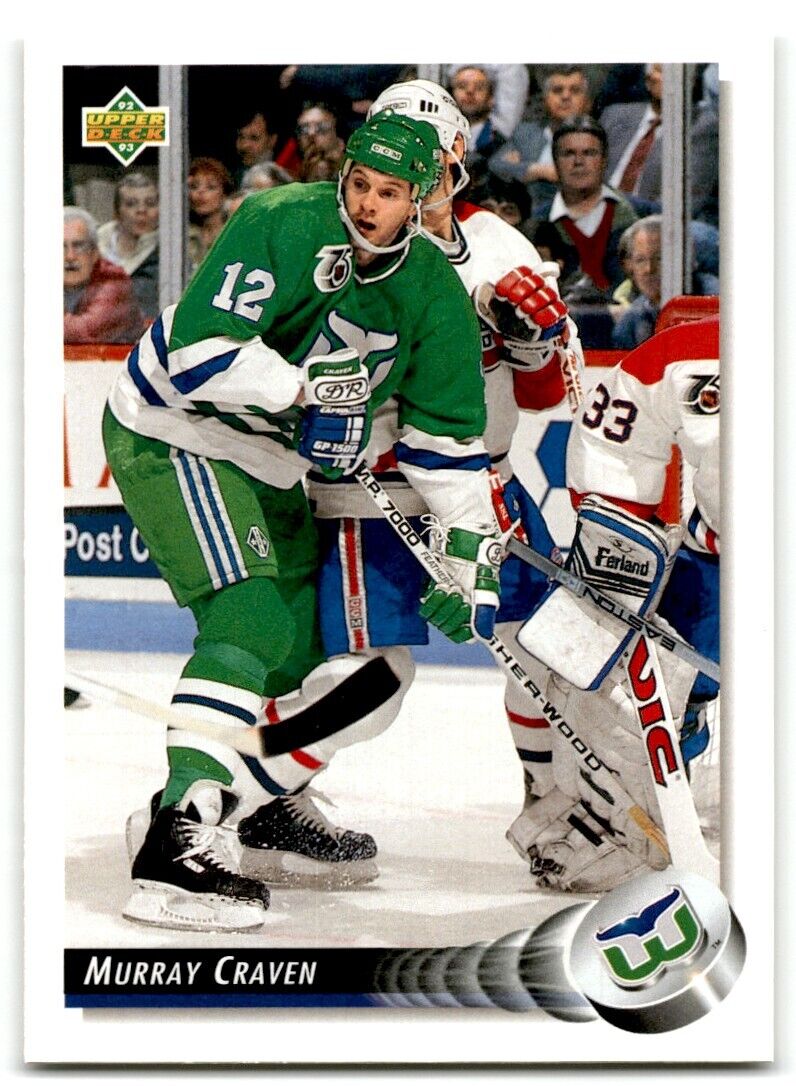 1992-93 Upper Deck Murray Craven Hartford Whalers #49