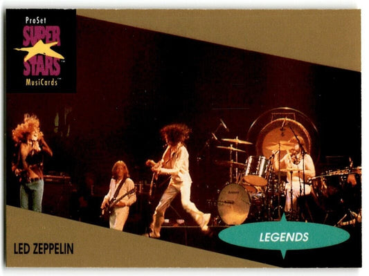 1991-92 ProSet Super Stars MusiCard Led Zeppelin #25