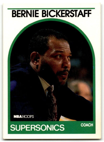 1989-90 Hoops Bernie Bickerstaff Seattle SuperSonics #269