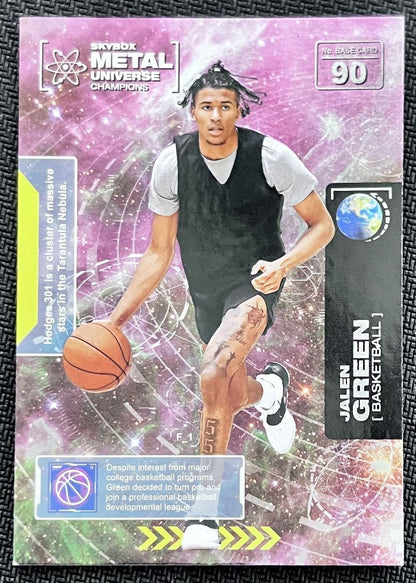 2021-22 Skybox Metal Universe Championship Preview Jalen Green Rookie #90