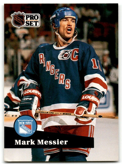 1991-92 Pro Set Mark Messier New York Rangers #439