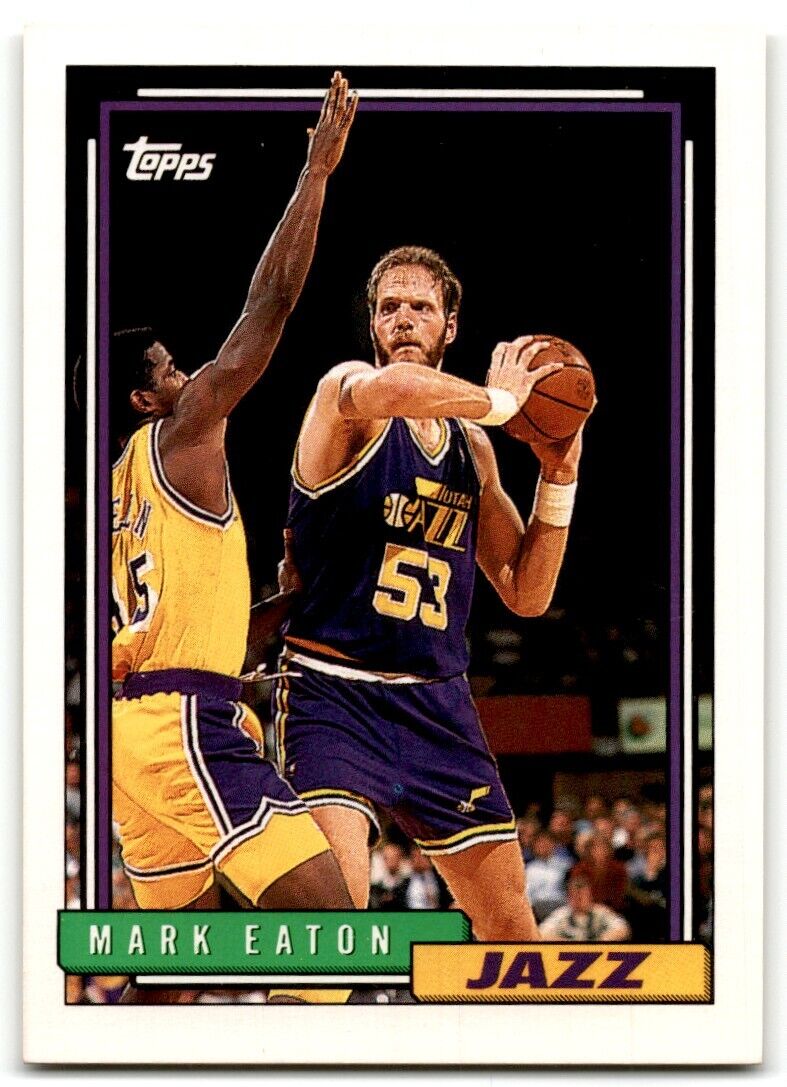 1992-93 Topps Mark Eaton Utah Jazz #71