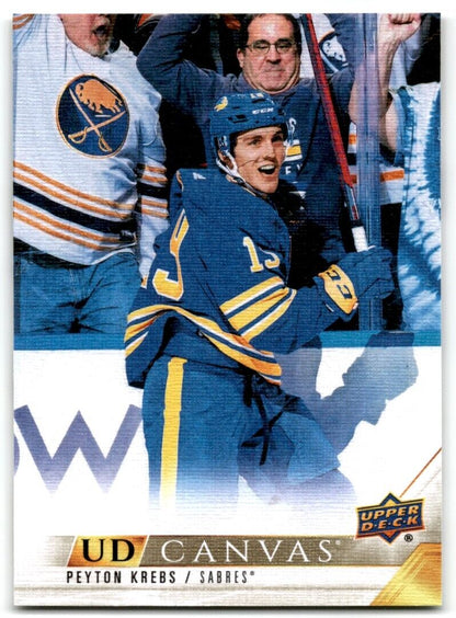 2022-23 Upper Deck UD Canvas Peyton Krebs Buffalo Sabres #C10