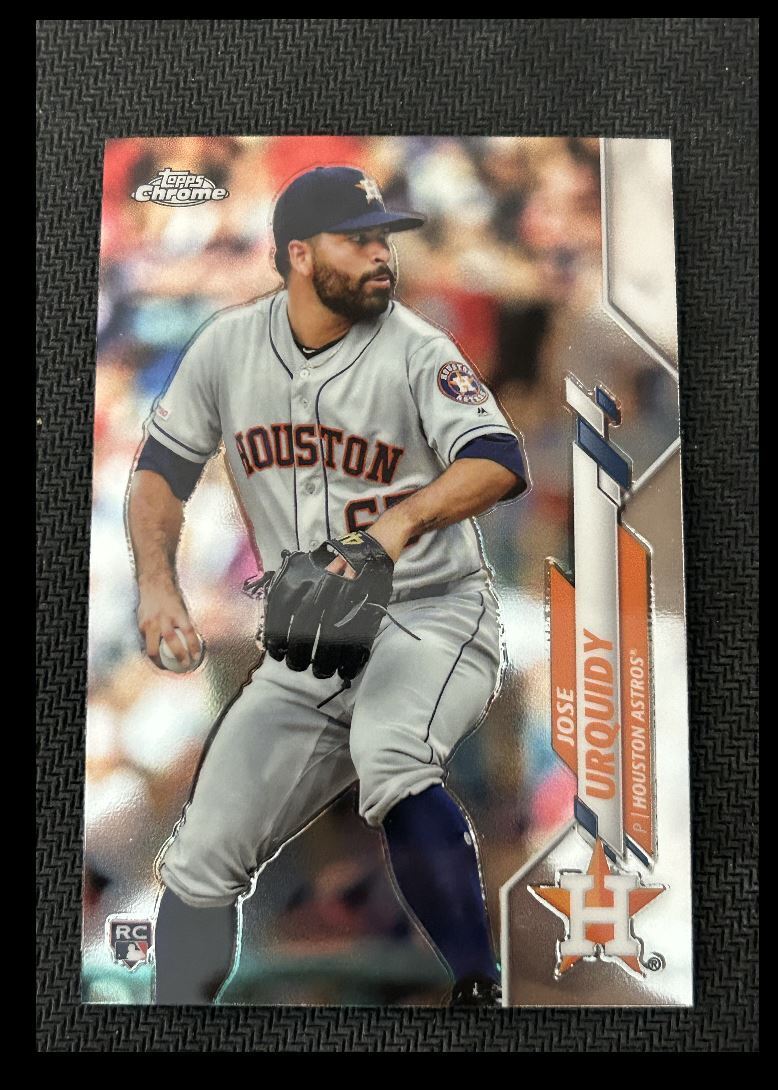 2020 Topps Chrome Jose Urquidy Rookie Houston Astros #142