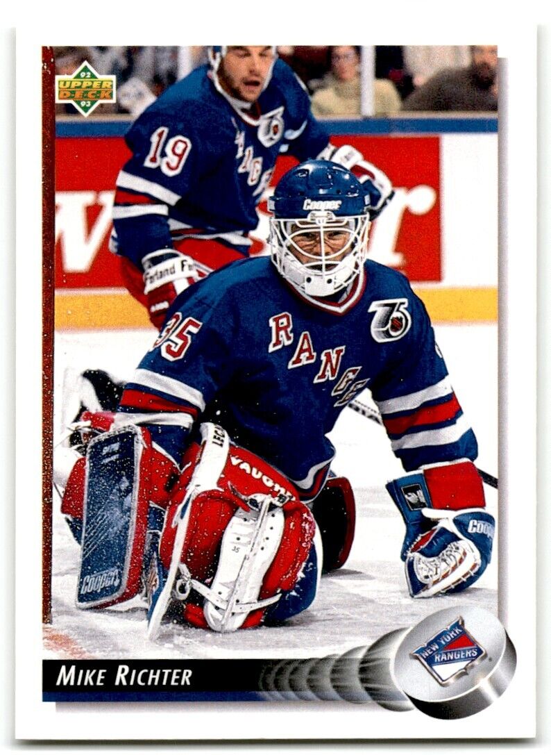 1992-93 Upper Deck Mike Richter New York Rangers #145