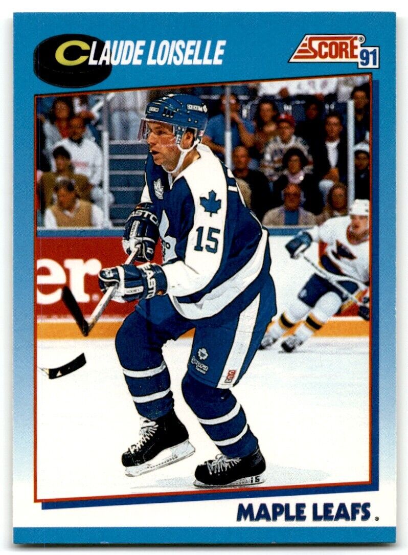 1991-92 Score Canadian Claude Loiselle Toronto Maple Leafs #532