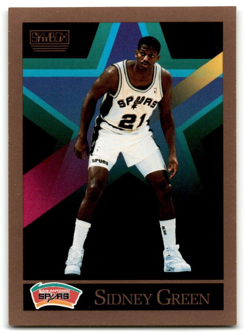 1990-91 SkyBox Sidney Green San Antonio Spurs #413