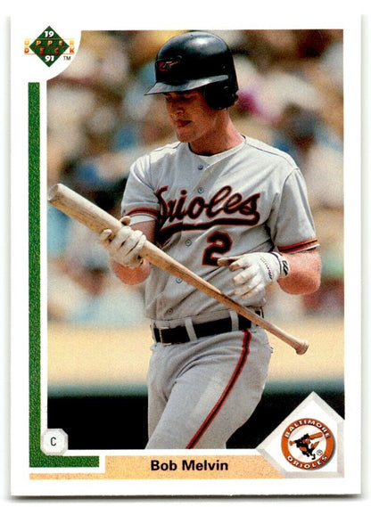 1991 Upper Deck Bob Melvin Baltimore Orioles #310