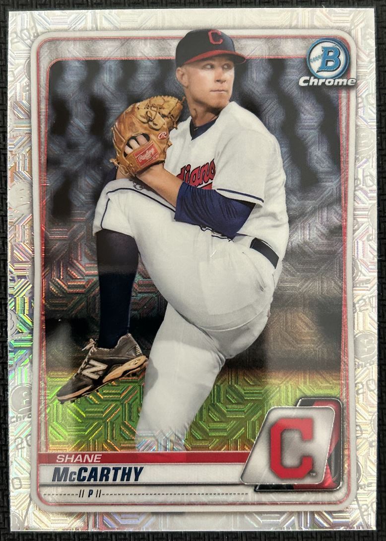 2020 Bowman Chrome Prospects Shane McCarthy Cleveland Indians #BCP-179