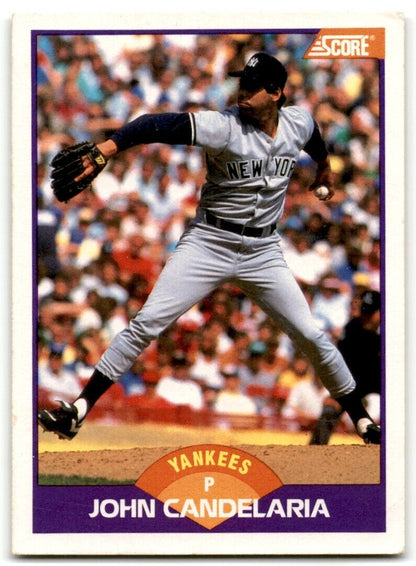 1989 Score John Candelaria New York Yankees #246