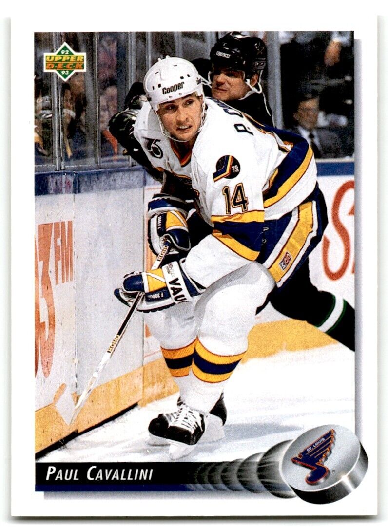 1992-93 Upper Deck Paul Cavallini St. Louis Blues #212