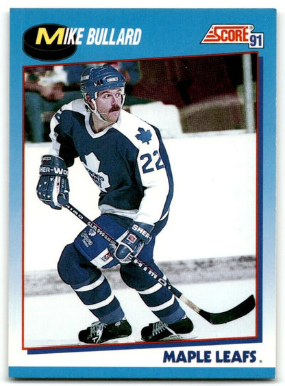 1991-92 Score Canadian Bilingual Mike Bullard Toronto Maple Leafs #590