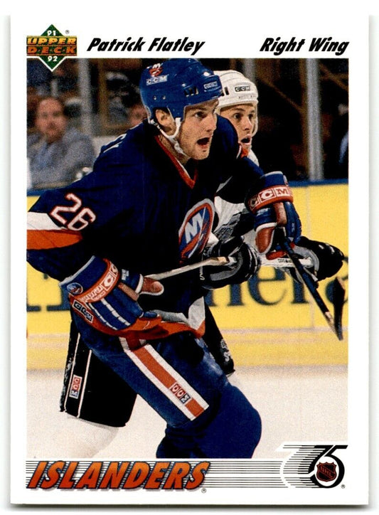 1991-92 Upper Deck Patrick Flatley New York Islanders #226