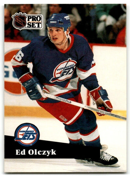 1991-92 Pro Set French Ed Olczyk Winnipeg Jets #265