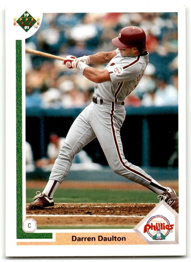 1991 Upper Deck Darren Daulton Philadelphia Phillies #408