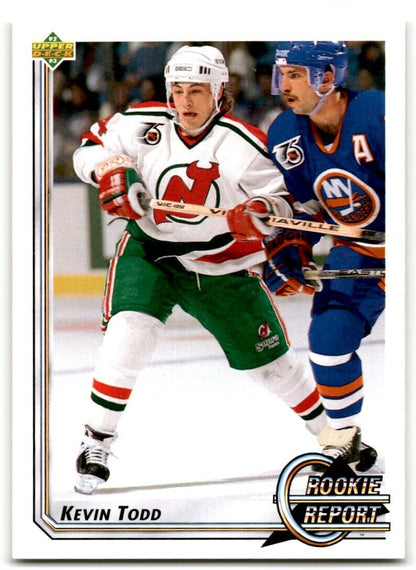 1992-93 Upper Deck Kevin Todd Rookie New Jersey Devils #365