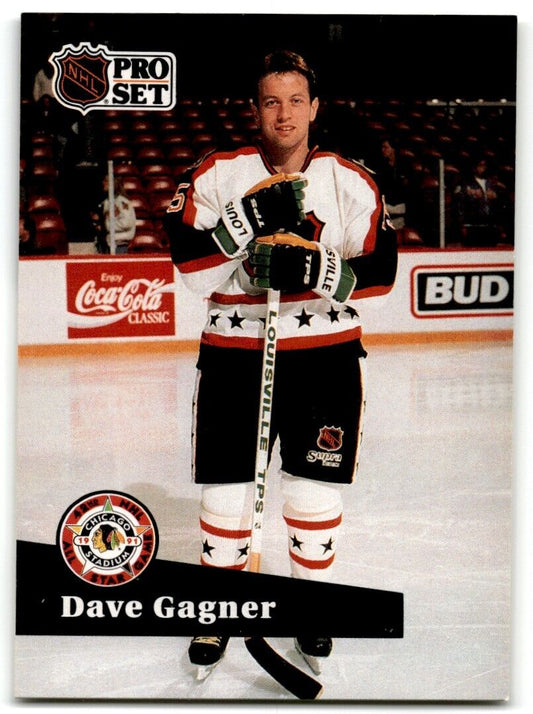 1991-92 Pro Set French Dave Gagner Minnesota North Stars #288