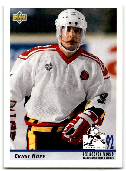 1992-93 Upper Deck Ernst Kopf Rookie Germany #372