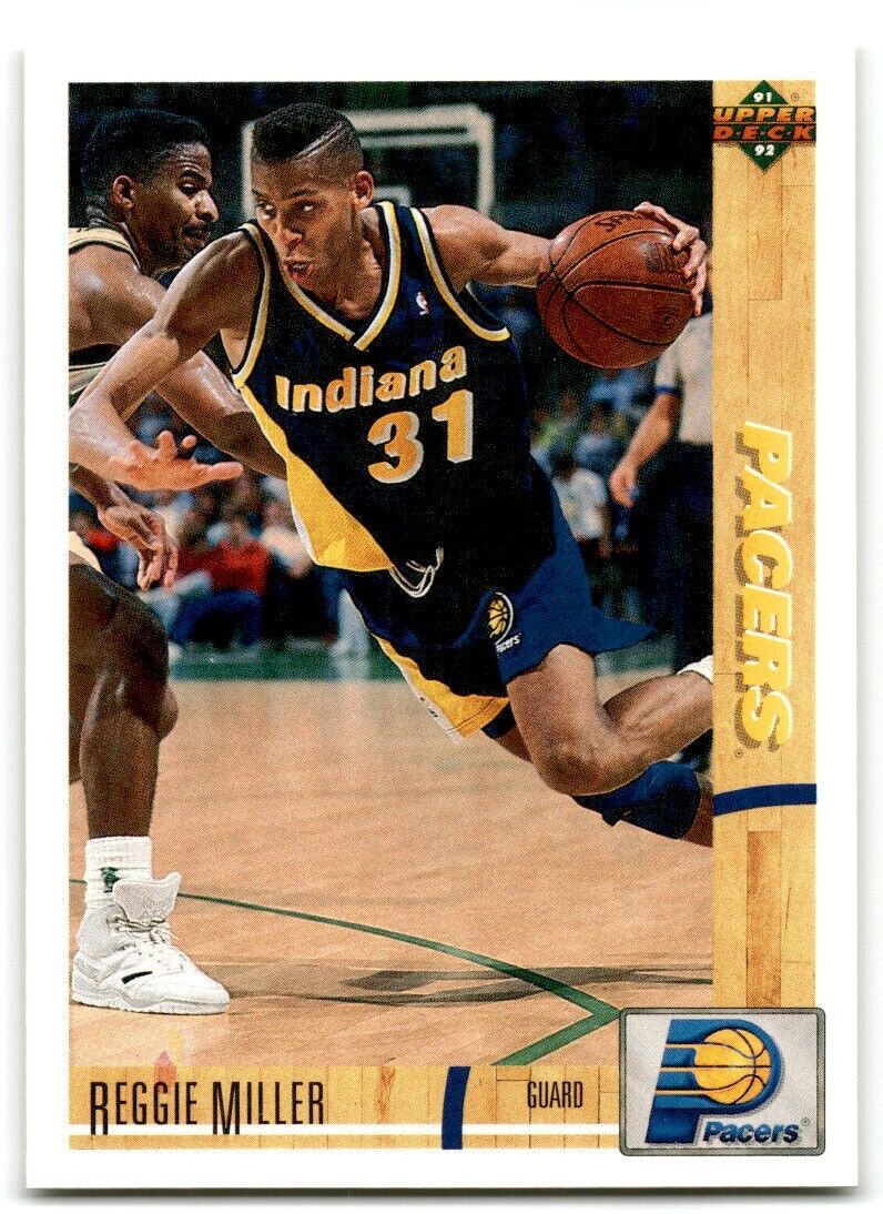 1991-92 Upper Deck International Italian Reggie Miller Indiana Pacers #57