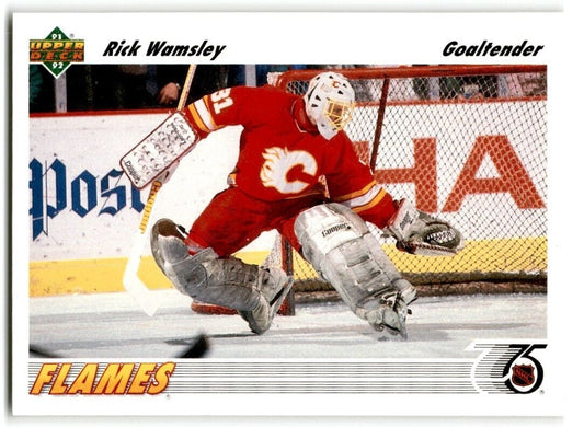 1991-92 Upper Deck Rick Wamsley Calgary Flames #130