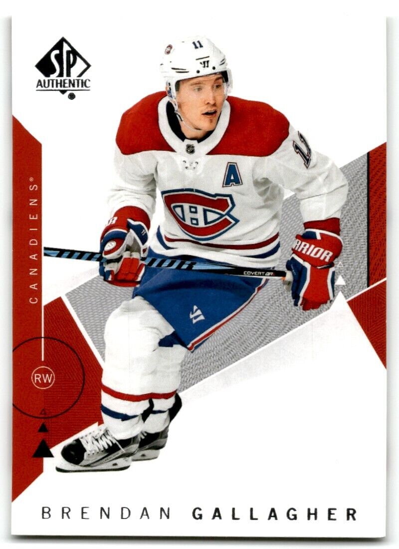 2018-19 SP Authentic Brendan Gallagher Montreal Canadiens #33