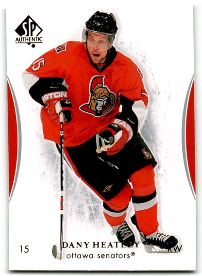 2007-08 SP Authentic Dany Heatley Ottawa Senators #38