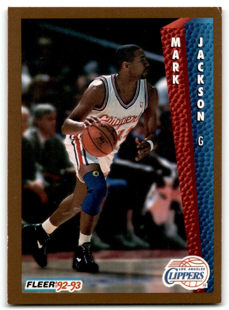 1992-93 Fleer Mark Jackson Los Angeles Clippers #356