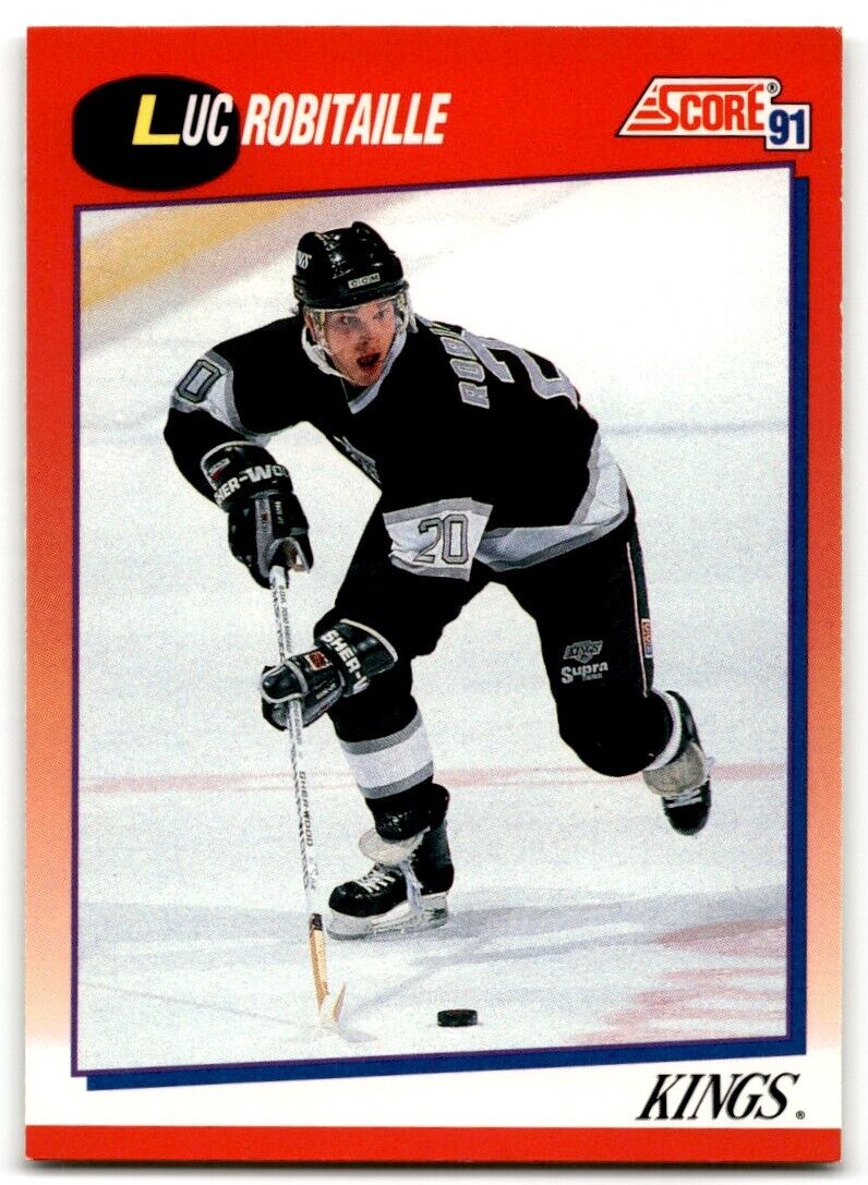 1991-92 Score American Luc Robitaille Los Angeles Kings #3