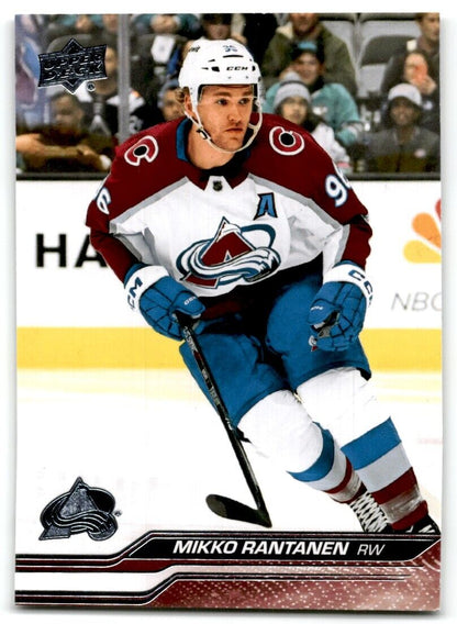 2023-24 Upper Deck Mikko Rantanen Colorado Avalanche #44