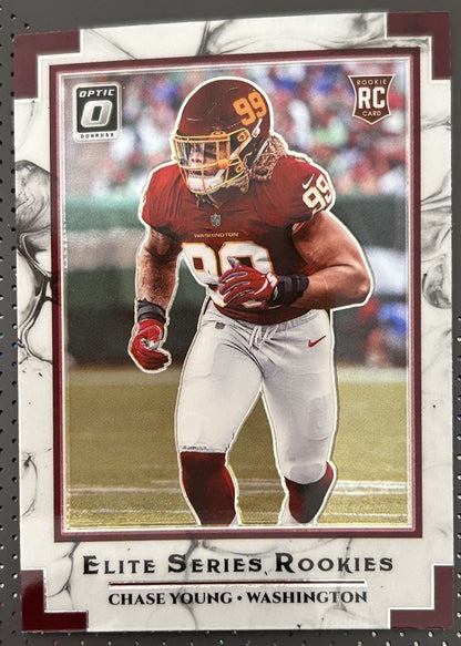 2020 Panini Donruss Optic RC Chase Young Rookie Washington Redskins #ESR-CY