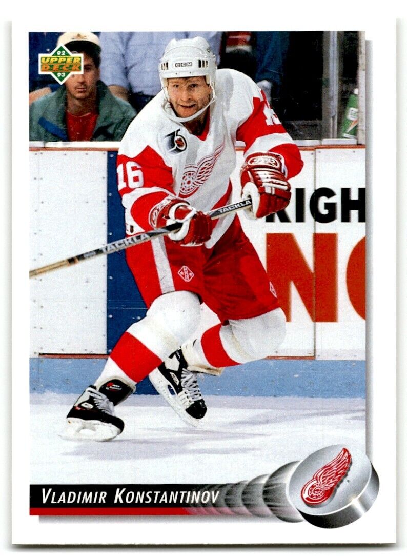 1992-93 Upper Deck Vladimir Konstantinov Detroit Red Wings #267