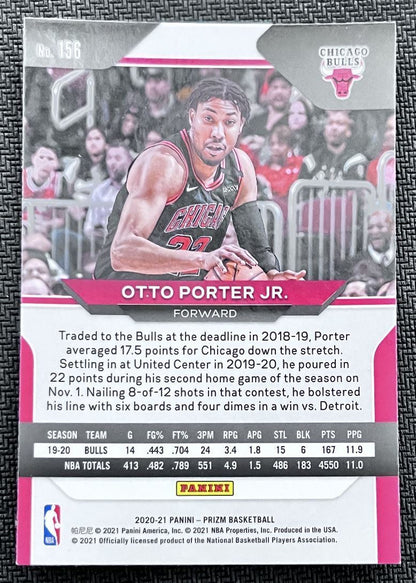 2020-21 Panini Prizm Otto Porter Jr. Chicago Bulls #156